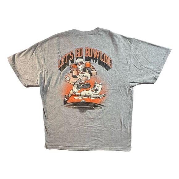 Vintage 90s Eskimo Joes Let’s Go Bowling Tee - Picture 1 of 8